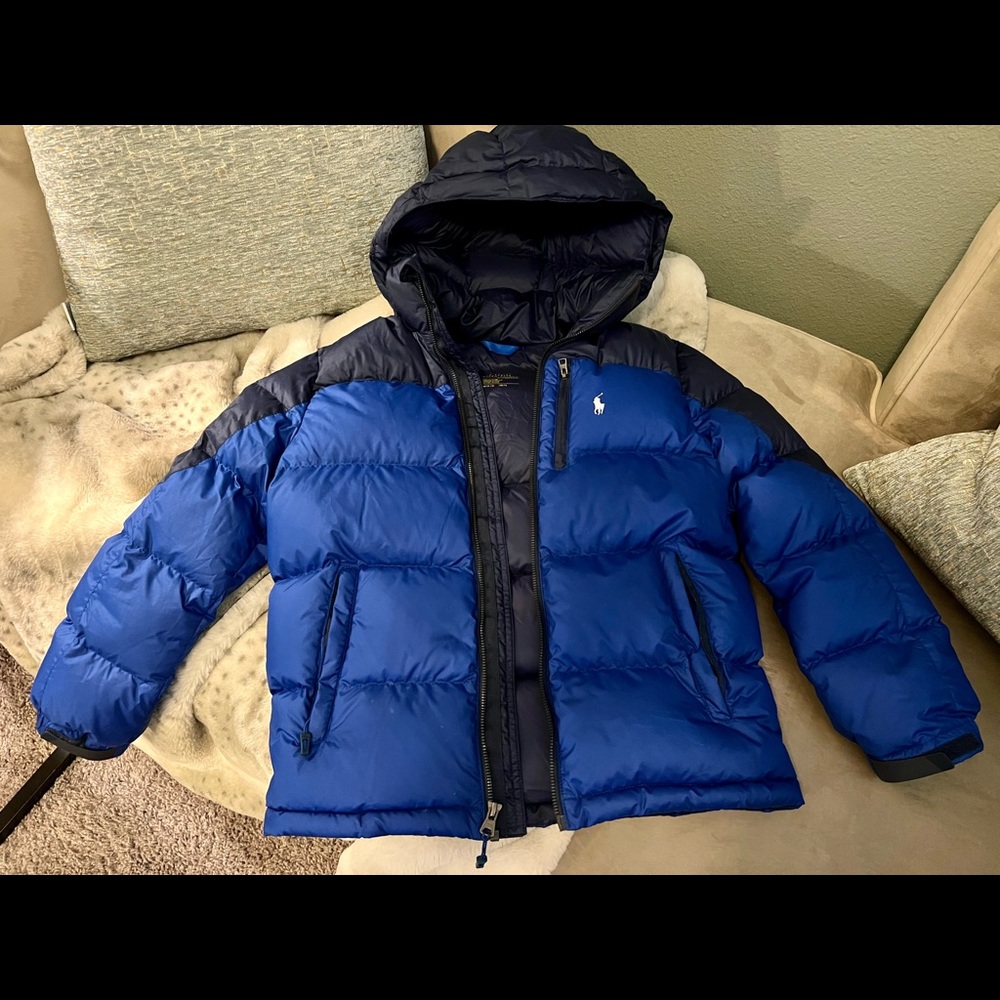 Blue Polo Ralph Lauren Performance Jacket size 10/12